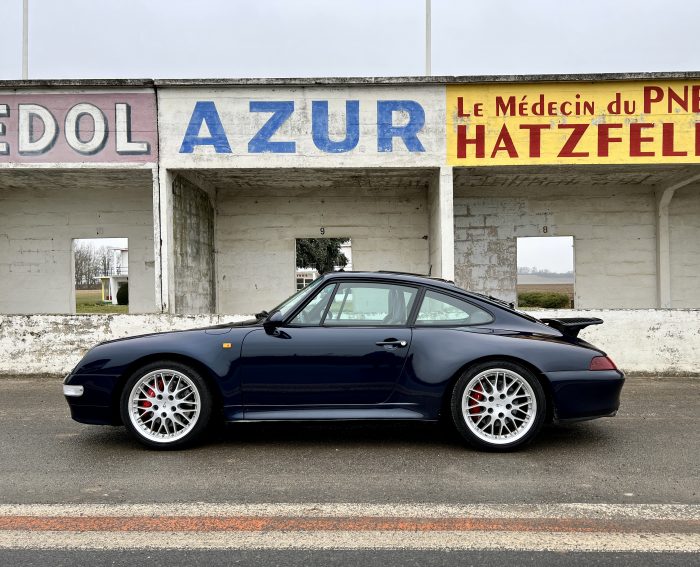 Timeless Porsche 993 4S Blue ocean metal delivered to Stuttgart on 16 03 1998 , X51 3.8 300 hp with only 106600 kms , notebook and complete history . Fully revised in our workshop , expertized , Price on request.