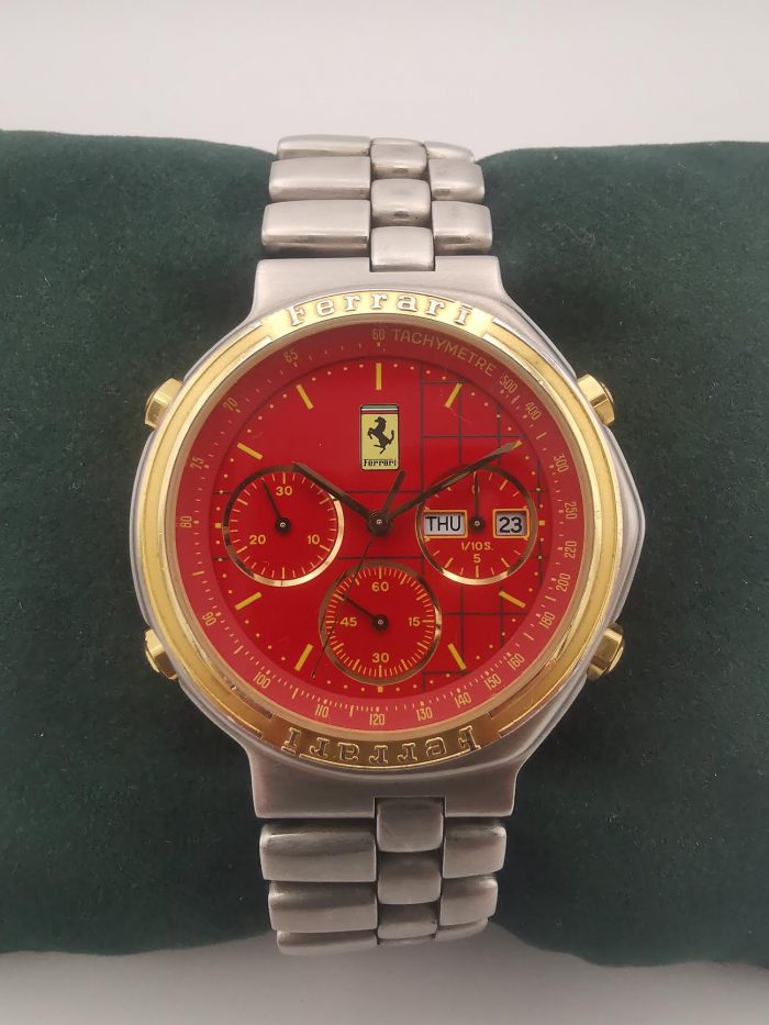 Chronographe Ferrari Formula de Cartier circa 1995.