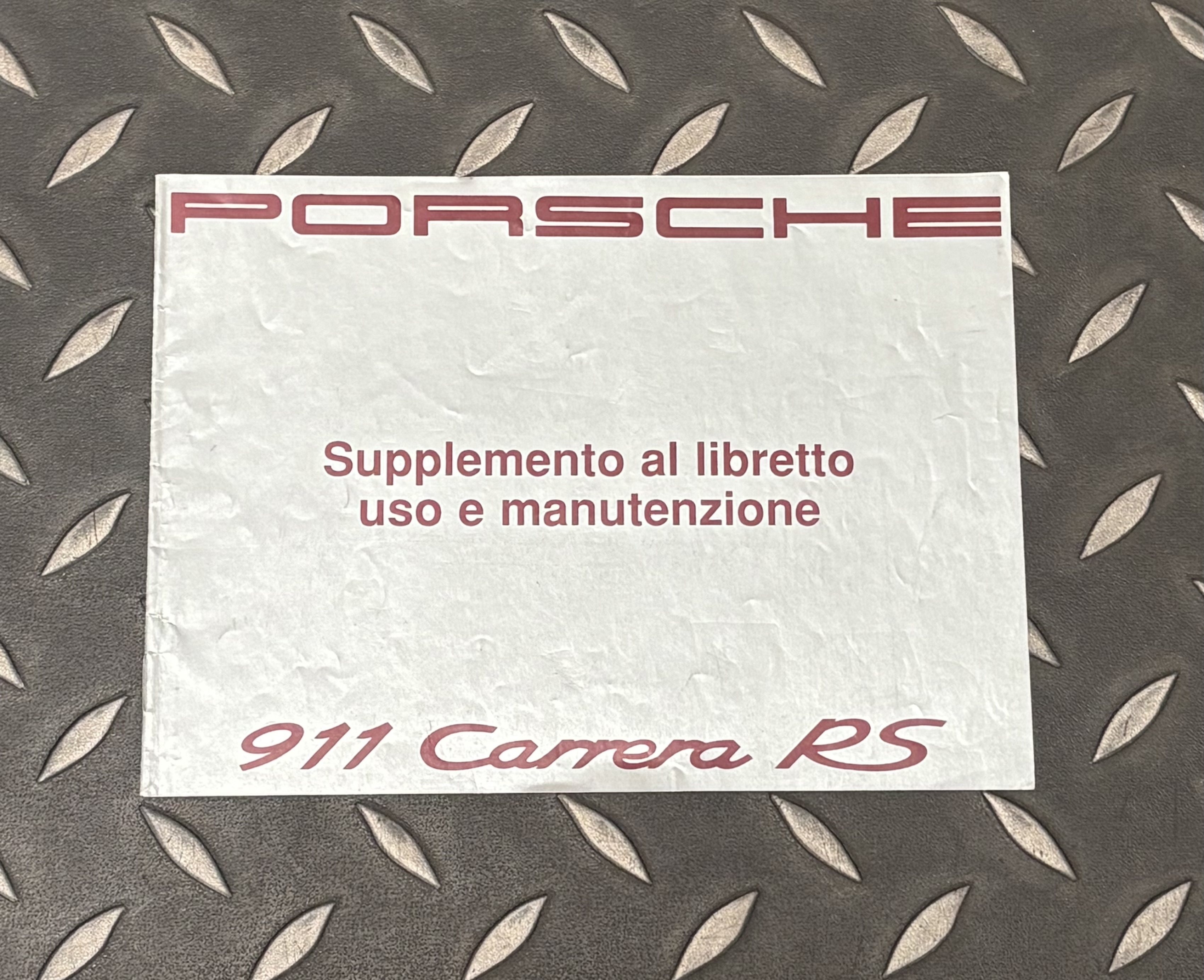 Porsche 911 Carrera RS Manual – Original
