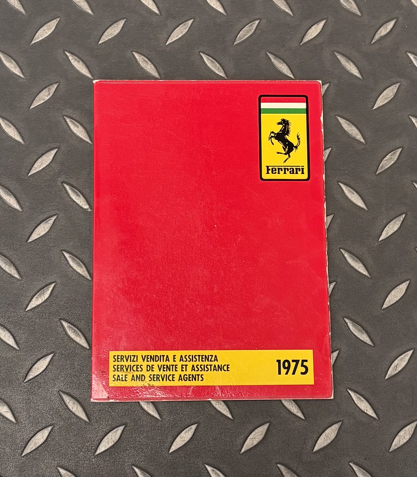 Ferrari Owner’s Manual 1975 – Original
