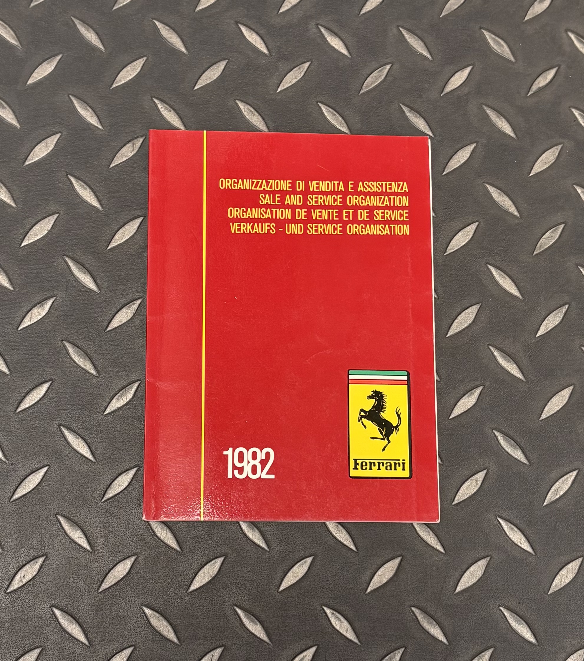 Ferrari Owner’s Manual 1982 – Original