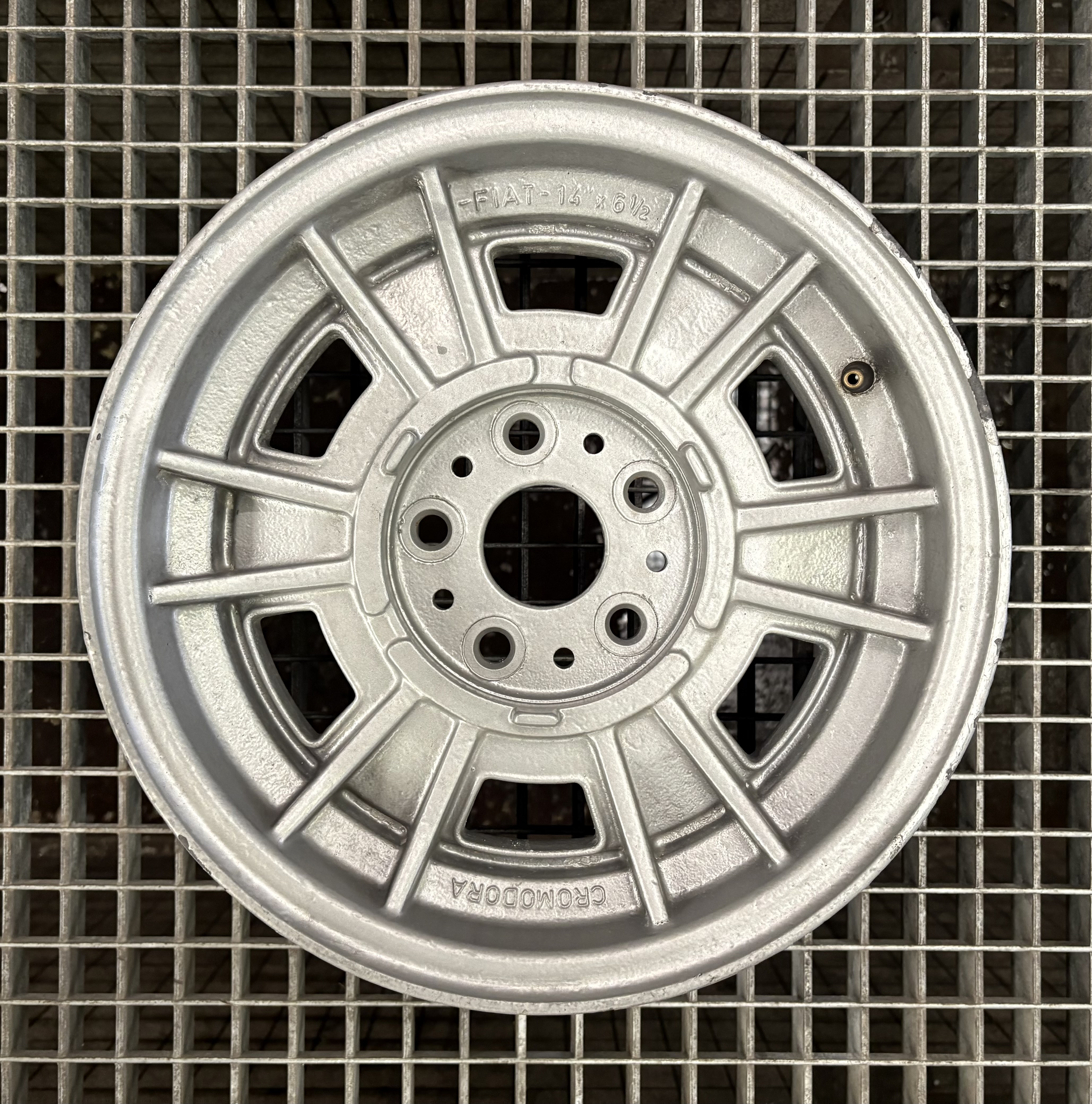 Fiat Dino Cromodora 4x wheel rims 